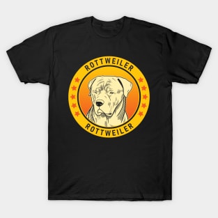 Rottweiler Dog Portrait T-Shirt